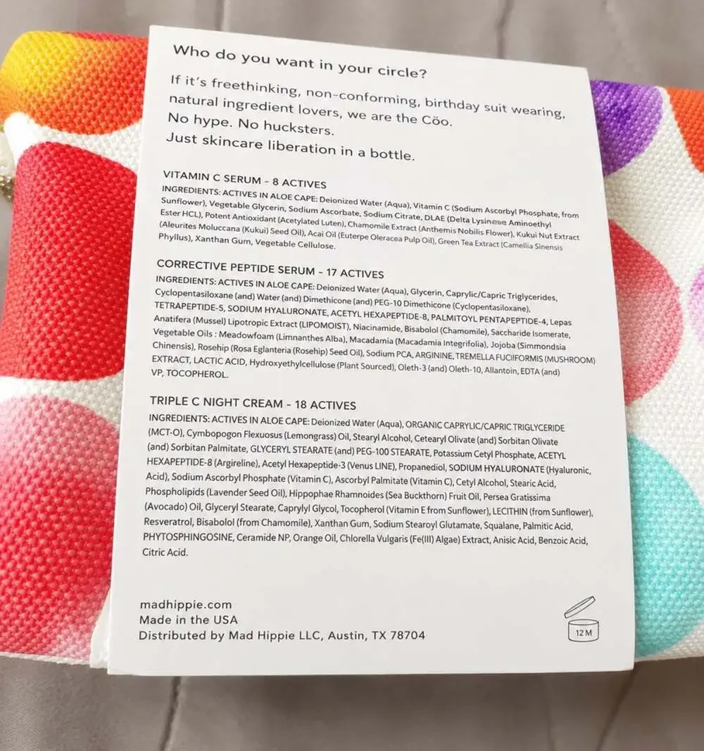 Mad Hippie Wintertime Essentials Skincare Gift Set NWT Vitamin C Travel Kit